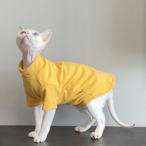 Felpa calda felpa per cuccioli di gattino abiti per animali domestici per gatti Vestiti per gatti senza peli - Product Image 3