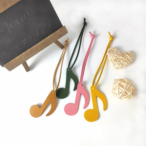 Phong cách âm nhạc Lưu ý Keychain PU Vật liệu âm nhạc biểu tượng vòng chìa khóa cho túi Mặt dây chuyền cho quà tặng âm nhạc - Product Image 2