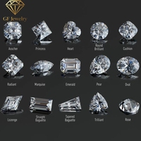 Diamante Sintético de Laboratorio GF Jewelry, HPHT CVD VVS VS, Corte Excelente, 10CT, Forma Elegante, Certificado IGI, para Joyería