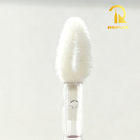 Tube de brillant à lèvres transparent rond vide 5g, flacon cosmétique pour teinte à lèvres, contenant pour gloss et maquillage des lèvres