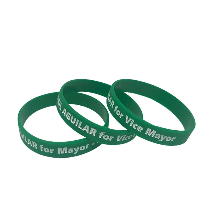 Wholesale personalized printing ink soft custom wristband silicone wristband