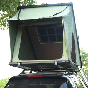 Factory Supply Roof <b>Tent</b> Hard Triangle Structure Hard Roof Top <b>Tent</b> <b>Waterproof</b> Windproof Camping Rooftop <b>Tent</b> - Product Image 2