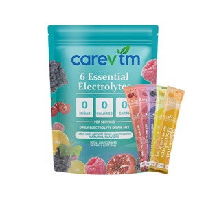 ผงอิเล็กโทรไลต์สำหรับผู้ใหญ่ 6 ชนิด แบบซอง ช่วยให้ความชุ่มชื้น ปราศจากน้ำตาล พร้อมแร่ธาตุและสารเสริมเพื่อการจัดการพลังงาน - Product Image 1