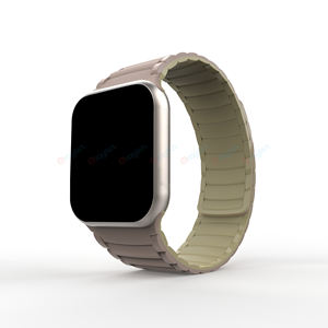 Eraysun hommes pour <span class=keywords><strong>Apple</strong></span> <span class=keywords><strong>Watch</strong></span> série 10 9 8 SE3 Ultra 3/2/1 IWatch 11 Silicone deux couleurs 49mm 44mm <span class=keywords><strong>45mm</strong></span> 46mm bracelets de montre de luxe - Product Image 4
