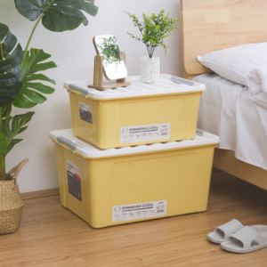 Contenedores de almacenamiento de 55 <span class=keywords><strong>litros</strong></span>, contenedores de plástico, organizador de juguetes, organizador de ropa, <span class=keywords><strong>caja</strong></span> de almacenamiento de plástico, <span class=keywords><strong>caja</strong></span> de almacenamiento de juguetes con ruedas - Product Image 4