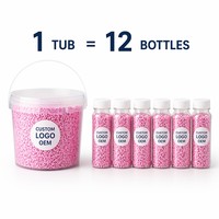 Perles de parfum pour lessive écologiques jetables de 2,3 kg, format commercial, parfum Rose Bush, logo personnalisé, formule OEM