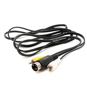 Mini DIN ตัวผู้เป็นสาย RCA 10 9 8 7 6 5 4ต่อสายไฟสำหรับกล้องอิเล็กทรอนิกส์และเครื่องใช้ไฟฟ้าในบ้าน - Product Image 2