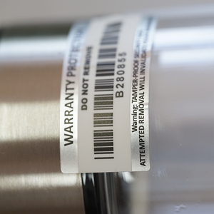 定制电子产品防篡改保修条形码包装标签，带序列号安全密封无效贴纸 - Product Image 4