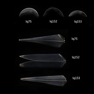 Lot de 500 <span class=keywords><strong>faux</strong></span> ongles <span class=keywords><strong>XXL</strong></span> Stiletto, 3 styles, à presser, French Manucure, couverture complète - Product Image 4