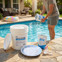 E20260806 Fournisseur en gros de granulés de qualité piscine, spécification 5-8 Mesh