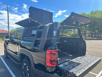 No-Drill Aluminum Pickup Bed Cap for Ford F150 Ranger T9 Raptor, Ram 1500 Shark 6 Waterproof Hardtop Truck Camper Shell Canopy
