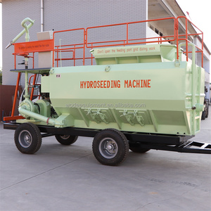 Équipement de réservoir 8m3 Hydroseeding Mulch Protection des pentes Matière première Pelouse Hydroseeding Machine Hydromulcher - Product Image 2