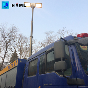 Palo per Illuminazione Verticale HYML AN5-150-1600-6000, Altezza Estesa 6m, Rotazione Orizzontale 360°, Verniciato a Polvere, Anti-Sismico - Product Image 1