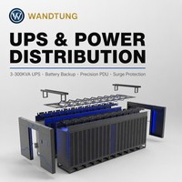 Kabinet Jaringan Pusat Data Pendingin Modular Kontrol Akses dengan Rak Server Mikro-Modul Sistem Terintegrasi