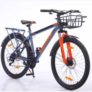Nuevo Producto 2026 Bicicleta Económica de 21 Velocidades, 26 Pulgadas, Cuadro de Acero de Alto Carbono, Horquilla de Suspensión Delantera, Canasta Incluida, Unisex - Product Image 2