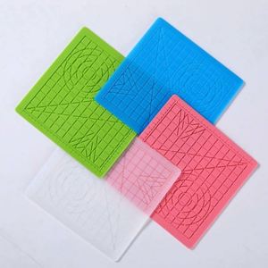 Placa de copia para bolígrafo de impresión 3D, base metálica tridimensional, accesorios modernos redondos - Product Image 2