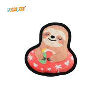 Jouet en peluche souple et grinçant pour chien, nouveau thème estival, design mignon de paresseux, personnalisé par le fabricant Famipet