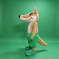 Disfraz de Mascota Animal Personalizado de Fábrica, MOQ 1 Pieza, Disfraz de Animal de Dibujos Animados con Forma Humana para Adultos, para Eventos y Fiestas