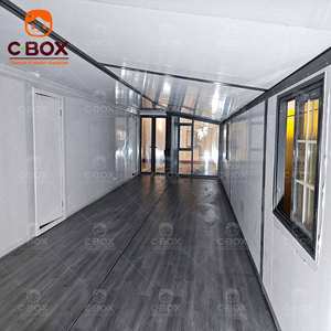 Cbox Maison préfabriquée facile à assembler de 40 pieds, luxueuse et extensible, avec cuisine, hôtel mobile, camp de travail, maison modulaire en conteneur - Product Image 6