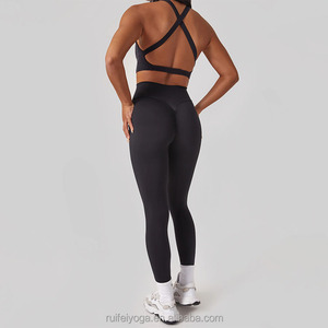 Custom Hide Cellulite High Elastane V Shape Butt <strong>Lift</strong> Compression High Waist Scrunch <strong>Bum</strong> Yoga <strong>Gym</strong> Fitness <strong>Leggings</strong> for Women - Product Image 1