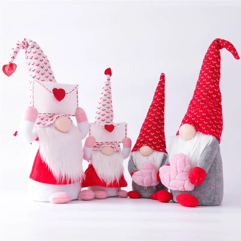 couple 2023 wholesale big plush decoration swedish stuffed holiday valentines day valentine gnome