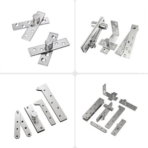 Bisagra Giratoria de 360 Grados Haidibos para Puertas de Madera, Pivote Superior e Inferior de Acero Inoxidable Ajustable con Acabado Cepillado - Product Image 4