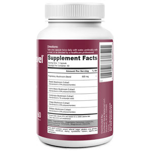 优质混合蘑菇复合物 | 有机狮子鬃毛灵芝Chaga混合物 - Product Image 2