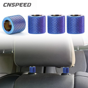 Cnspeed ตะขอแขวนพนักพิงศีรษะรถยนต์ โลหะผสมสังกะสี สีรุ้ง สำหรับอุปกรณ์เสริมวงแหวนหมอนรองนั่ง - Product Image 2