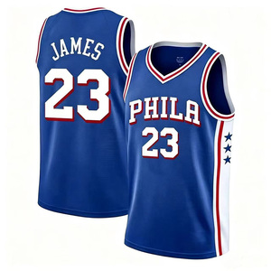 <span class=keywords><strong>Maillot</strong></span> de sublimation personnalisé des Philadelphia <span class=keywords><strong>76ers</strong></span>, léger, respirant, séchage rapide, imprimable sur mesure pour les sports scolaires, la remise en forme et la randonnée - Product Image 3