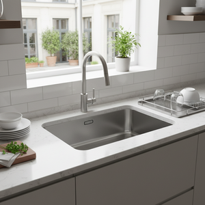 [BAEKJO] Fregadero de Cocina Europeo BS800 de Acero Inoxidable Duradero con Fuerte Resistencia al Óxido y al Calor - Product Image 3