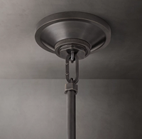 Luminaire suspendu LED vintage Edison en verre transparent et laiton industriel moderne pour café, restaurant, éclairage de comptoir