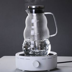 Cafetera de Vidrio de Borosilicato de Alta Resistencia de 1L/2L para Café Frío con Filtro de Acero Inoxidable - Product Image 4
