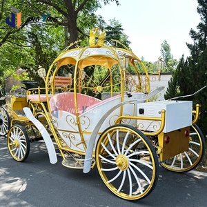 Carruaje sin caballos eléctrico favorito de los estadounidenses Carruajes de caballos de la boda real en el casco antiguo: un icono de transporte especial - Product Image 2