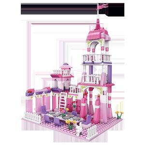 Modelo de Castillo de Princesa Premium, Juguete Educativo de Plástico para Niñas, Bloques de Construcción para Ensamblar, para 0-3 Meses - Product Image 5