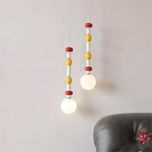 Lámpara Colgante Baseus Fies Macaron, Iluminación Ambiental de Color Vintage para Dormitorio Infantil y Sala de Exposiciones, Lámpara de Noche Colorida - Product Image 1