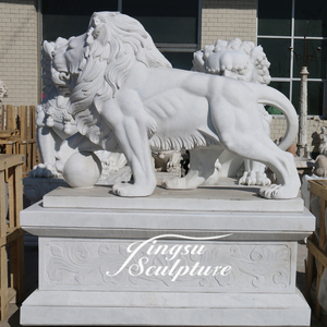 Estatua de León de mármol de Diseño Popular <span class=keywords><strong>profesional</strong></span> - Product Image 3