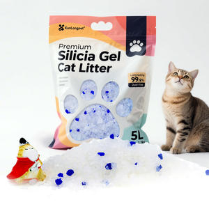 Litière pour <span class=keywords><strong>chat</strong></span> en gel de silice bleu cristallin biodégradable 100% naturel, vente chaude en usine, <span class=keywords><strong>pas</strong></span> <span class=keywords><strong>cher</strong></span> - Product Image 1