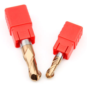 مطحنة نهاية الأنف الكروية ذات القطر الصغير من الكربيد HRC 55 ، 2 فلوت 6 ، 4 مطحنة نهاية الأنف القياسية - Product Image 2