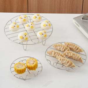 Fjb ตะแกรงนึ่งสแตนเลสสำหรับหม้อหุงข้าว ไข่ หมั่นโถว จานนึ่งผัก ใช้ในครัวเรือน เป็นมิตรกับสิ่งแวดล้อม - Product Image 4