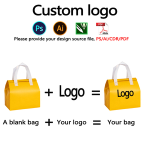 Vente en gros de sacs isothermes non tissés pliables pour le déjeuner avec poignée et logo pour le voyage livraison de nourriture boisson - Product Image 4