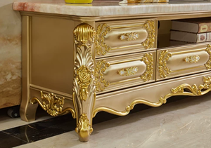 Luxury <b>Top</b> Quality Luxury European Classic Furniture Soild Wooden <b>TV</b> <b>stand</b> - Product Image 4