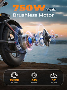 Commande en gros, expédition rapide : Vélo électrique VARUN 16 pouces à pneus larges, 500W, 40 km/h, suspension intégrale, pour les loisirs, pour femmes, entrepôt UK - Product Image 2