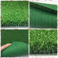 Gazon artificiel en rouleau DORELOM 15 mm en plastique PP ignifuge et antidérapant de haute densité, fabriqué en Chine, pour les sports en salle, les gymnases et la remise en forme