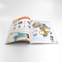 Brochures personnalisées en couleur bon marché Impression à la demande Couverture souple Impression de livres pour enfants personnalisées