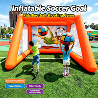 Portería de Fútbol Inflable Comercial de PVC para Exteriores, para Niños y Adultos, Eventos Deportivos, Logotipo Personalizado OEM