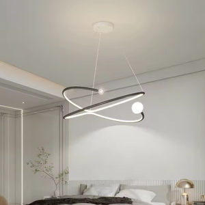 Zeal Lighting Sala de estar Diseñador Techo Iluminación colgante LED Luces colgantes modernas Candelabros - Product Image 5