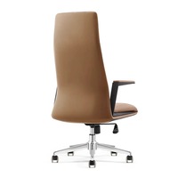 Hera Chaise élévatrice moderne Chaise de bureau ergonomique inclinable simple et élégante avec dossier extensible en cuir synthétique