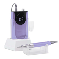 2024 nouveau Design moteur sans balais sans fil Portable 35000 tr/min Pro électrique acrylique ongles e-fichier perceuse meuleuse Machine