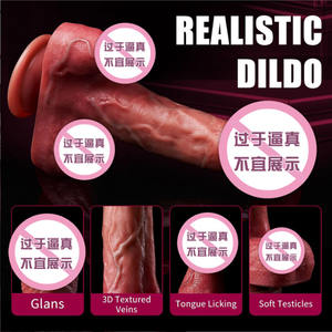 Afstandsbediening Realistische <span class=keywords><strong>Sex</strong></span> Toy Dildo Vibrator Vrouwelijke Masturbatie Vibrerende Dildo Vrouwelijke Afstandsbediening - Product Image 3