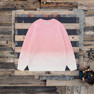 Maglione Invernale da <span class=keywords><strong>Donna</strong></span> Motif, 100% Cotone, Pullover Casual Sfumato con Collo Tondo, Taglie Grandi - Product Image 3